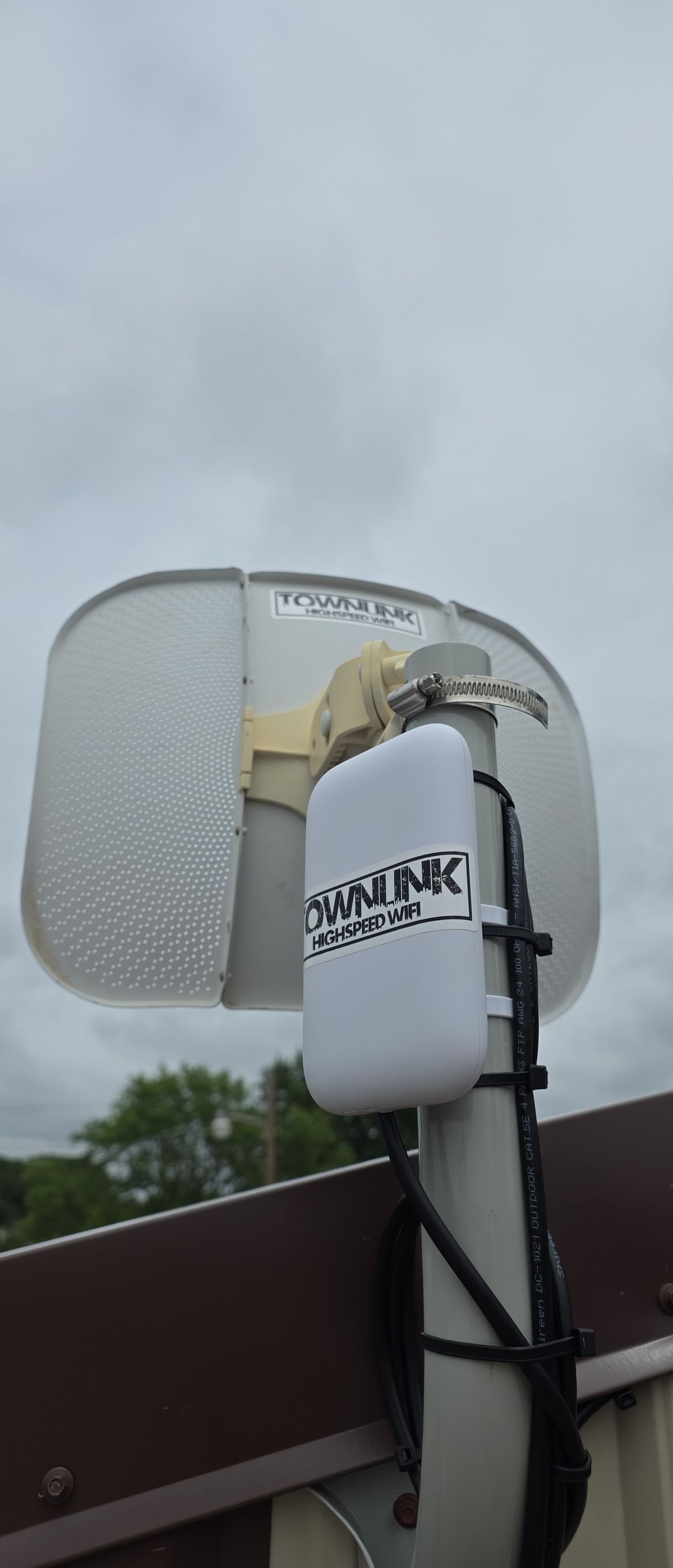 TownLink wireless equipment close up